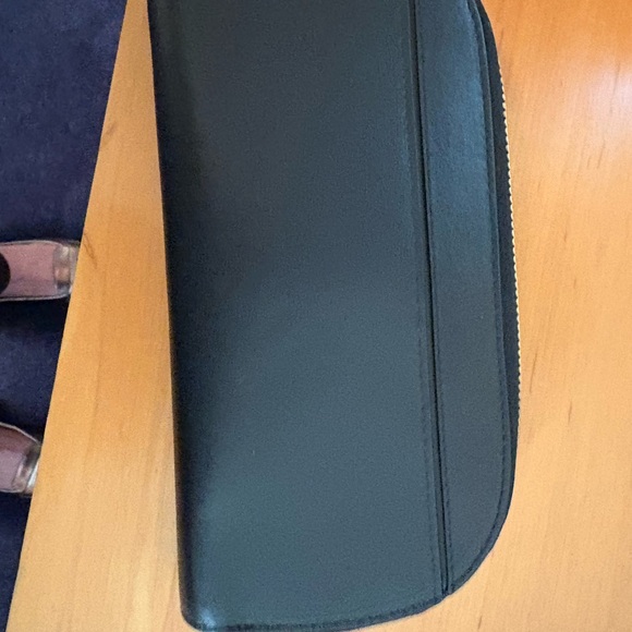 Radley London Black leather zip around Wallet with studded pearl crystal - Picture 3 of 6